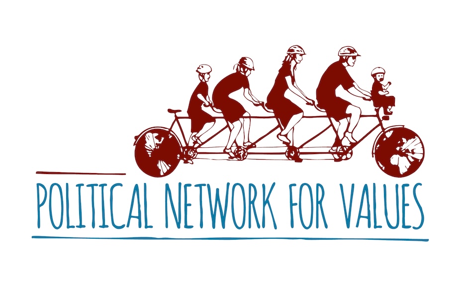 political network for values logo